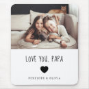 Suche nach liebe mein papa mousepads Herz