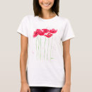 Suche nach mohnblüte tshirts Rot