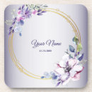 Suche nach lila blumen untersetzer Aquarell