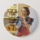 Suche nach hausfrau buttons Retro