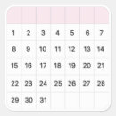 Suche nach kalender aufkleber Monat