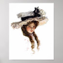 Suche nach weißer hut poster Vintag