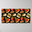 Suche nach hotdog poster Schwarz