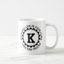 Suche nach monogramm k tassen Für ihn