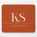 Suche nach mit monogramm buchstaben mousepads Minimal