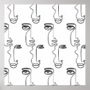 Suche nach gesichts poster Schwarz