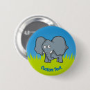 Suche nach grauer elefant buttons Niedlich