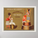 Suche nach vintage wäscherei poster Werbung