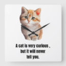 Suche nach süße katze wanduhren Niedlich