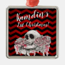 Suche nach schädel und rosen ornamente Weihnachten