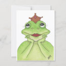 Suche nach frosch mit krone postkarten Grün