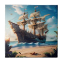 Suche nach piraten fliesen Strand