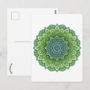 Suche nach grüne mandala postkarten Blume