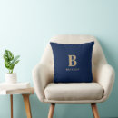 Suche nach blau und gold kissen Monogramm