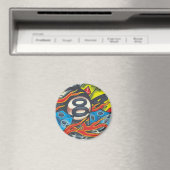 00001 Bola 8 Llamas Magnet (In Situ (Geschirrspüler))