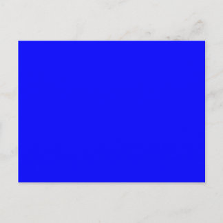 #0000FF Hex Code Web Color Dark Vibrant Royal Blue Postkarte