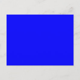 #0000FF Hex Code Web Color Dark Vibrant Royal Blue Postkarte