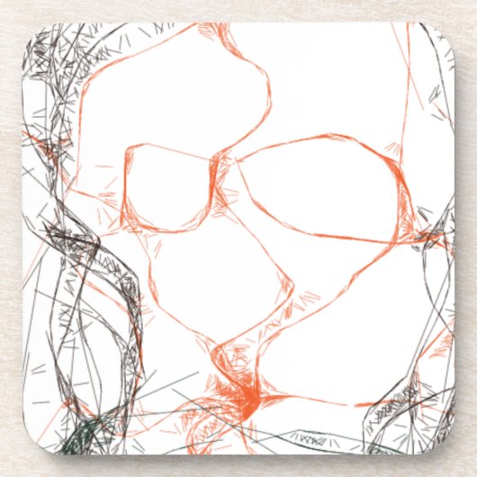 00010 abstrakte Kunst Untersetzer (Vorderseite)