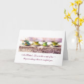 0001 Mutter-Muttertag-Reihe Karte (Gelbe Blume)