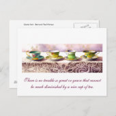 0001 Reihe Teacups Bernard-Paul Heroux Postcard Postkarte (Vorne/Hinten)