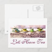 0001 Reihe Teacups Postkarte (Vorne/Hinten)