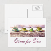 0001 Reihe Teacups Postkarte (Vorne/Hinten)
