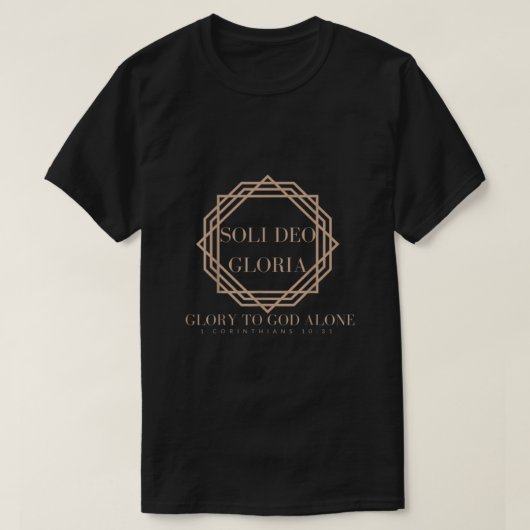 0001 STYLISH SOLI DEO GLORIA T-Shirt (Design vorne)