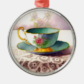 0001 Teacup on Lace Ornament (Vorne)
