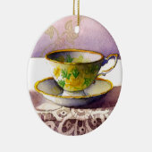0001 Teacup on Lace Ornament (Rechts)