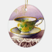 0001 Teacup on Lace Ornament (Links)