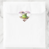 0001 Teacup on Lace Stickers (Tasche)