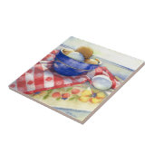 0009 Eier in der blauen Schüssel-Fliese Fliese (Seite)