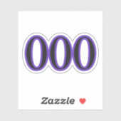 000 Angel Number New Cycles Aufkleber (Blatt)