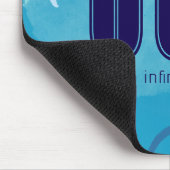 000 Angel Numbers Blue Spiritual High Vibes Mousepad (Ecke)