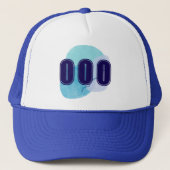000 Angel Numbers Blue Spiritual High Vibes Truckerkappe (Vorderseite)