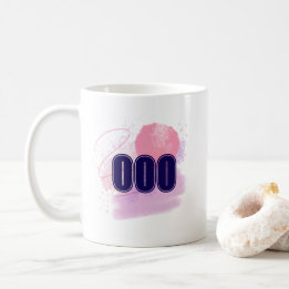 000 Engel Number Pink Blue Spiritual Awakening Kaffeetasse