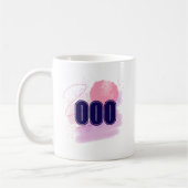000 Engel Number Pink Blue Spiritual Awakening Kaffeetasse (Links)