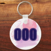 000 Engel Number Pink Blue Spiritual Awakening Schlüsselanhänger (Vorderseite)