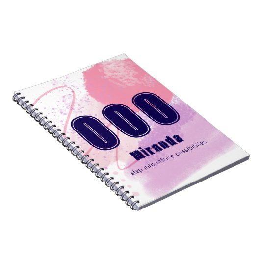 000 Engel Zahlen Rosa Limitless Geist High Vibes Notizblock (Rechte Seite)