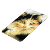 0010 Calico Cat Magnet (Linke Seite)