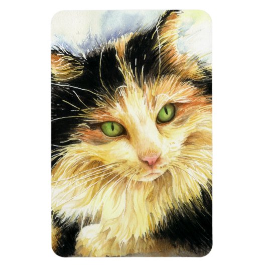 0010 Calico Cat Magnet (Vertikal)