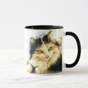 0010 Calico Cat Tasse