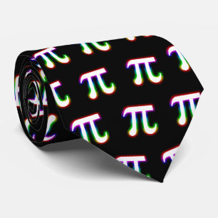 (001: 14) Bunte glühende Nerd-Geschenke PUs Krawatte