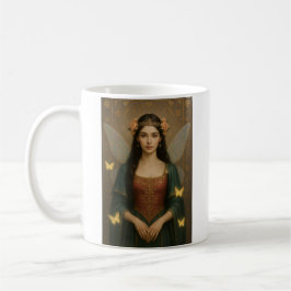 001_A fairy princess in teal green and crimson. Kaffeetasse