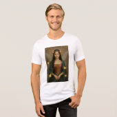 001_A fairy princess in teal green and crimson. Tri-Blend Shirt (Vorderseite voll)