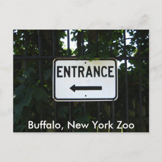 001, Buffalo, New York Zoo Postkarte