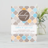 001-Joanne :: Babydusche lädt ein Einladung (Stehend Vorderseite)