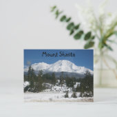 001, Mount Shasta Postkarte (Stehend Vorderseite)