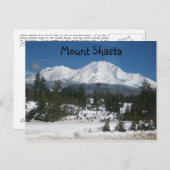 001, Mount Shasta Postkarte (Vorne/Hinten)