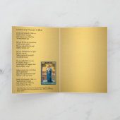 0026 Jungfrau Mary Grußkarte mit Gedicht Karte (Innenseite)